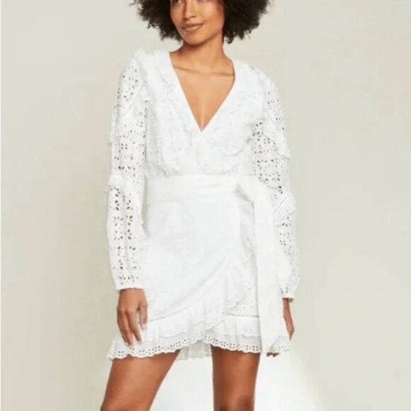 Veronica Beard Dresses & Skirts - Veronica beard, Julia, white eyelet dress. 6 NEW WITHOUT TAGS
